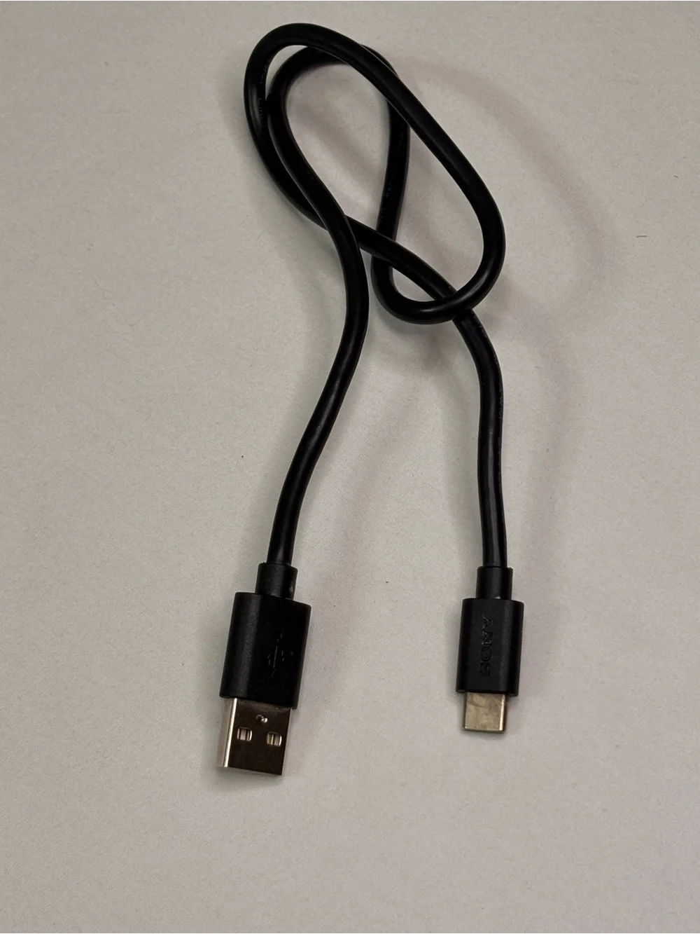 Sony Black USB-A to Micro USB Cable